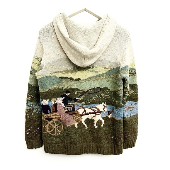 Ralph Lauren exclusive Handknit Vintage 90’s  lambs wool - Picture 3 of 8